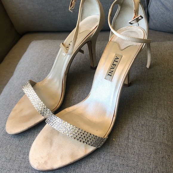 Alfani Ivory Diamond Strappy Heel - Picture 2 of 6